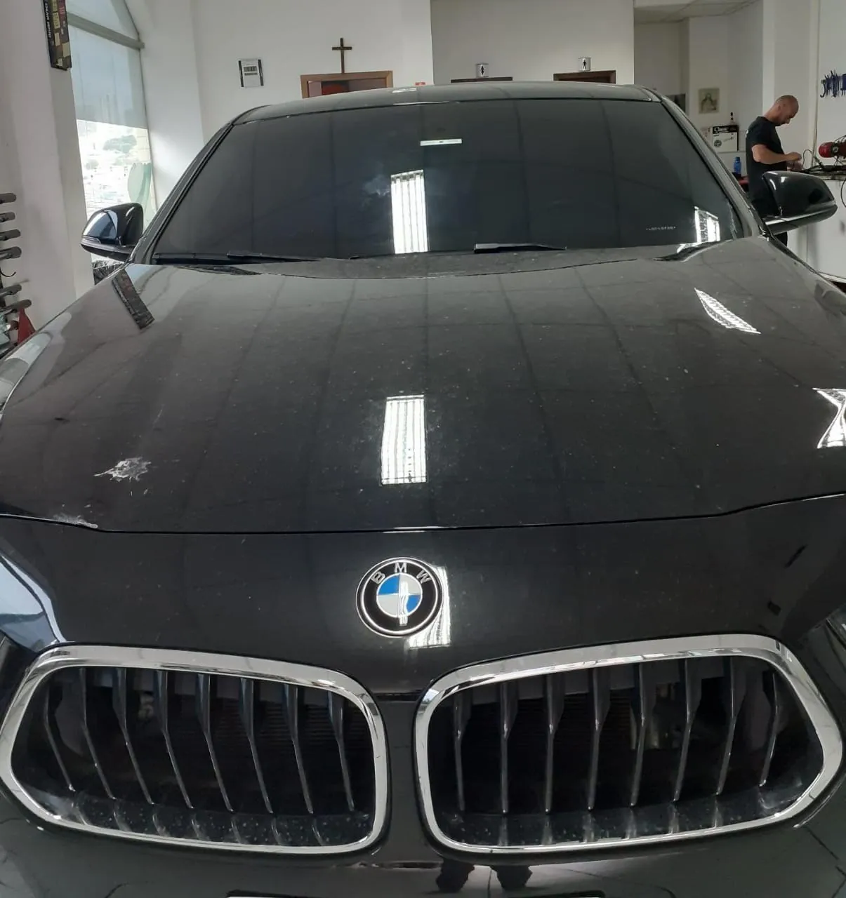 BMW com película aplicada